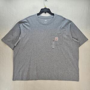 LEVI'S MEN'S 3XL SHORT SLEEVE WORKWEAR TSHIRT GREY LOOSE FIT